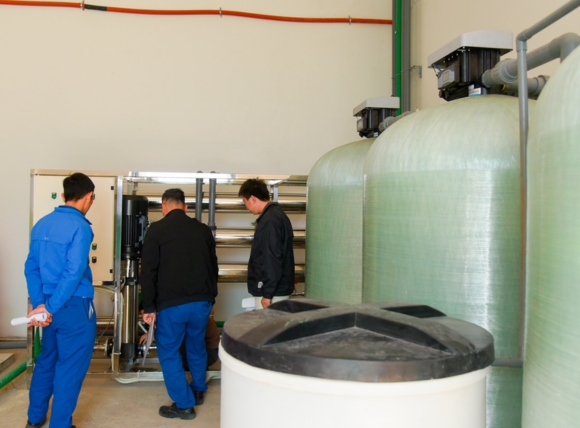 Lắp đặt hệ thống nước uống trung tâm khách sạn