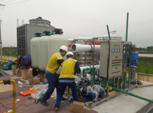 Hệ thống giám sát chất lượng nước trong nhà máy điện tử