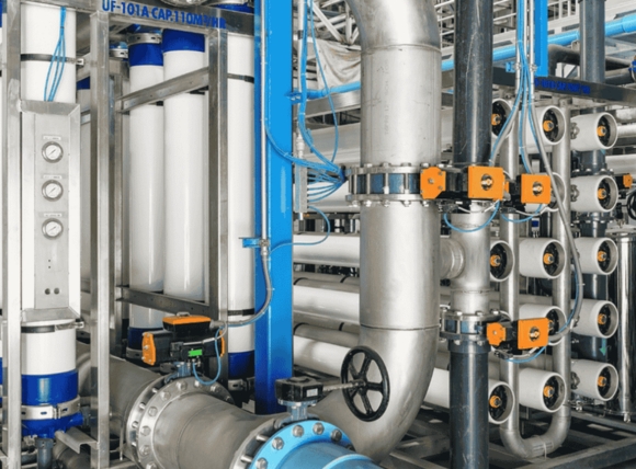 Nước cấp trong nhà máy điện tử