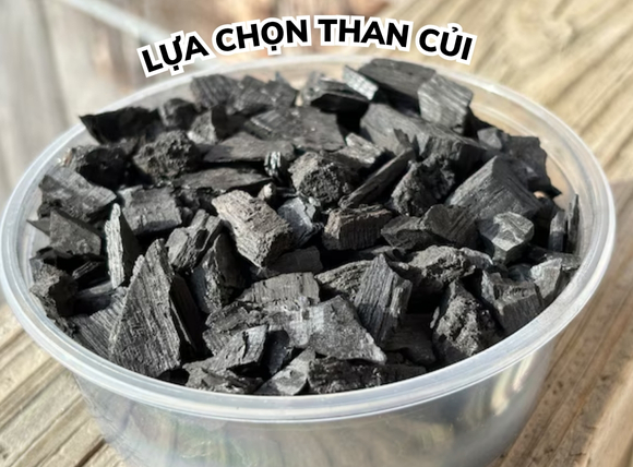 Chọn than củi chất lượng để làm than hoạt tính từ than củi