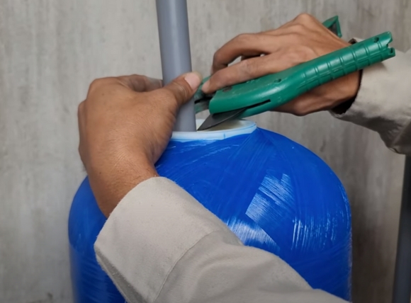 Lưu ý khi lắp đặt cột lọc composite