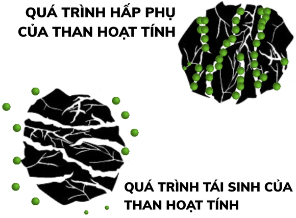 Mô phỏng quá trình hấp phụ và tái sinh than hoạt tính