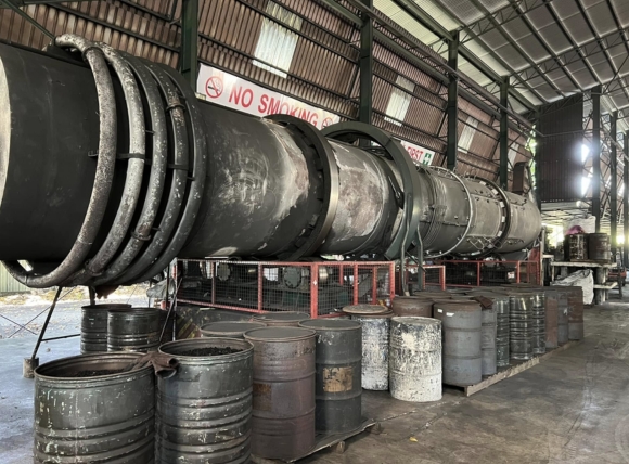 Sử dụng công nghệ sản xuất than hoạt tính bằng lò ngang hiện đại