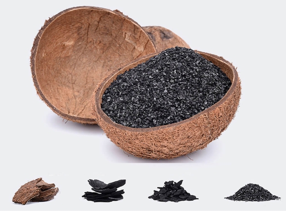 Than hoạt tính lọc nước bể cá gáo dừa