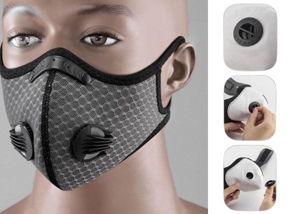 Khẩu trang than hoạt tính y tế ứng dụng để lọc khí, bụi bẩn