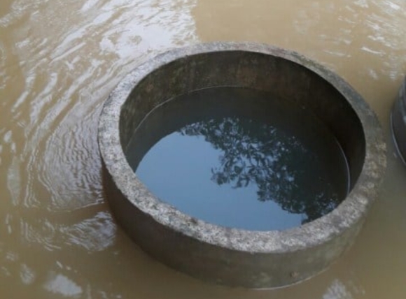 Nước giếng khơi sau lũ lụt