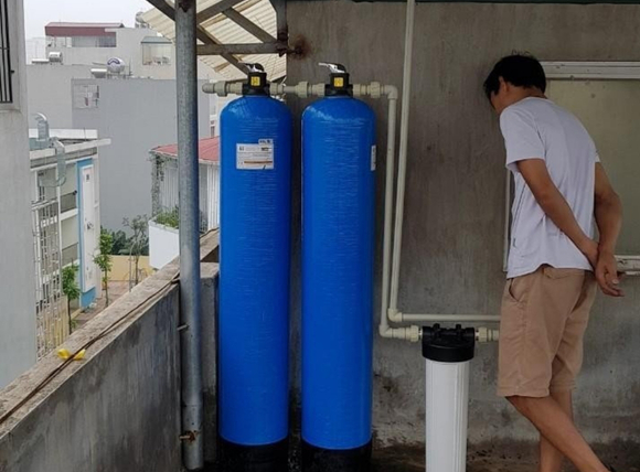 Thực tế lắp lọc nước đầu nguồn cho sinh hoạt gia đình