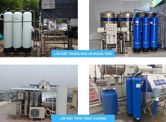 Lựa chọn 1 trong 4 vị trí lắp đặt bộ lọc nước đầu nguồn