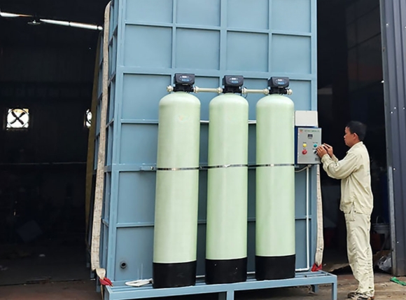 Hệ thống xử lý nước giếng khoan có pH cao - Lắp đặt thực tế của VITEKO