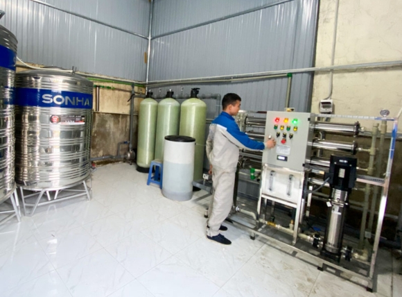 Hệ thống lọc nước giếng khoan trường mầm non - Thực tế lắp đặt tại VITEKO