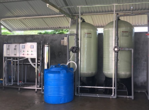 Bình lọc nước phèn HNA-02IT - Lắp đặt thực tế tại VITEKO