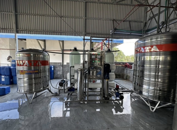 Hệ thống máy lọc nước phèn - Lắp đặt thực tế tại VITEKO