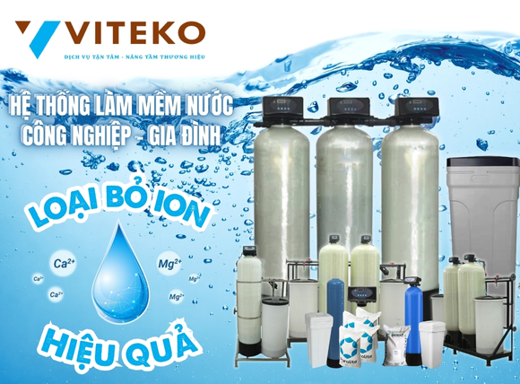 VITEKO chuyên lắp đặt hệ thống làm mềm nước chuyên dụng