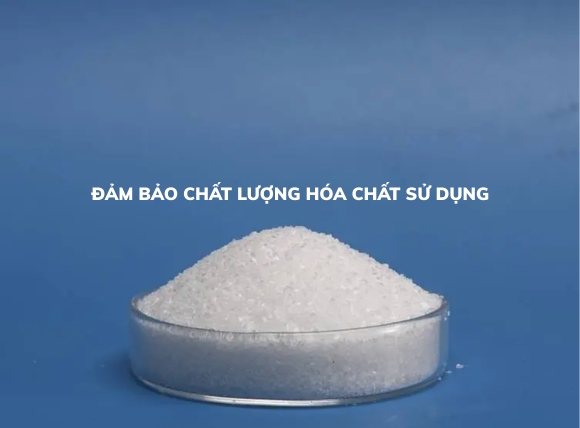 Hóa chất làm mềm nước vĩnh cửu phải đảm bảo chất lượng