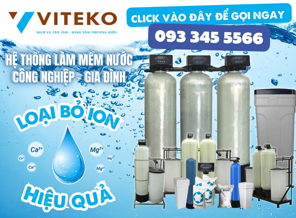 VITEKO Chuyên lắp đặt hệ thống làm mềm nước chuyên dụng
