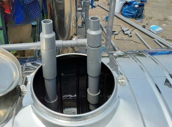 Xử lý nước giếng khoan có mùi tanh bằng cách sục khí