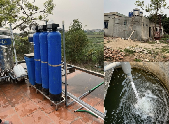Lắp đặt hệ thống lọc nước giếng khoan
