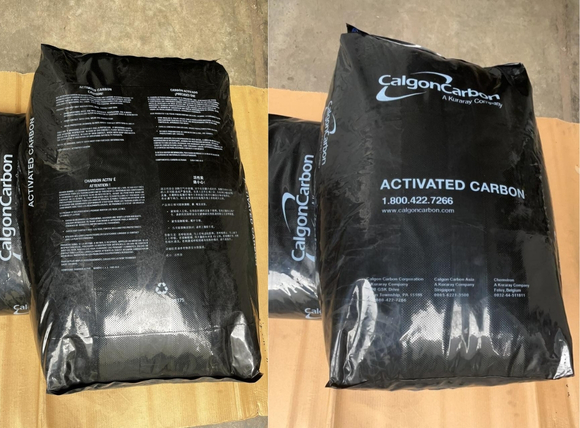 Ảnh thực tế than hoạt tính calgon hàng nhập khẩu tại VITEKO