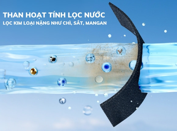 Than hoạt tính lọc các loại kim loại nặng trong nước