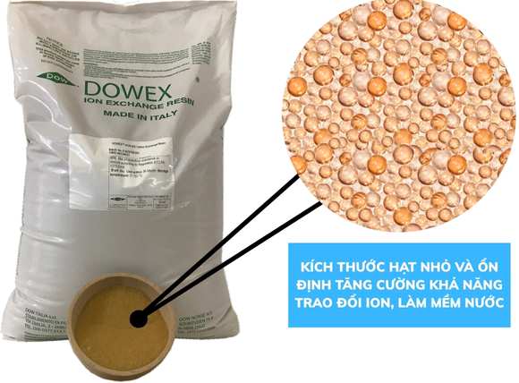 Ưu điểm của hạt nhựa trao đổi ion Cation Dowex Mỹ