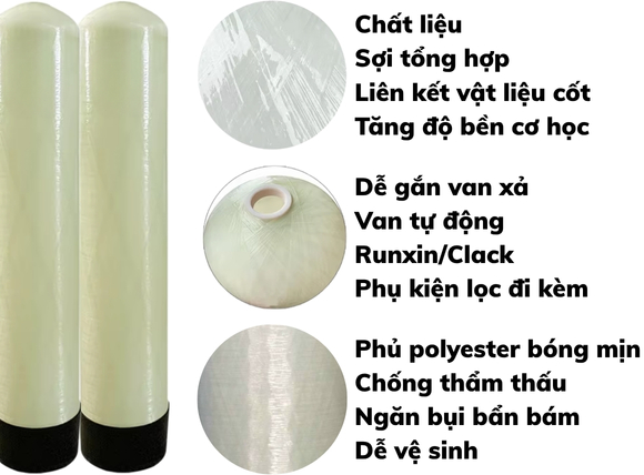 Cấu tạo nổi bật của cột lọc composite 1252
