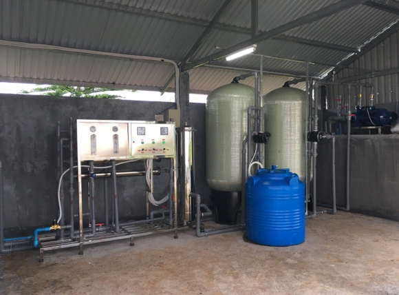 Hệ thống lọc nước công nghiệp dùng cột composite 6386 - Lắp đặt thực tế tại VITEKO