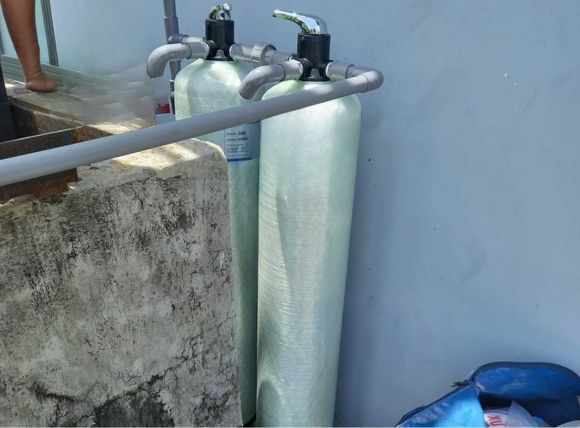 Ứng dụng cột composite trong lọc nước giếng khoan