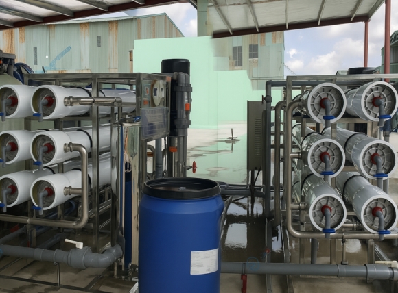 Lắp đặt thực tế vỏ màng RO 80120 composite - Dự án của VITEKO
