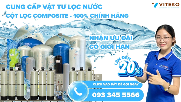 Mua bán cột lọc composite - Cột lọc nước giá tốt nhất chỉ có tại VITEKO
