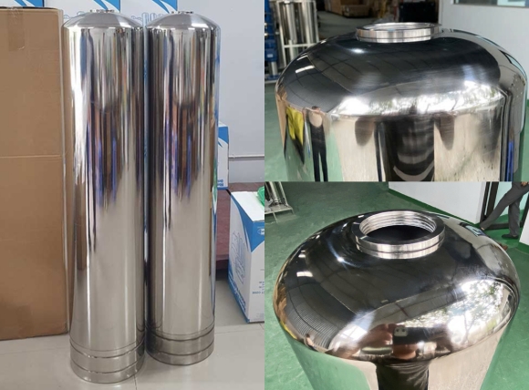 Bộ phận cấu tạo của cột lọc inox D600 công nghiệp