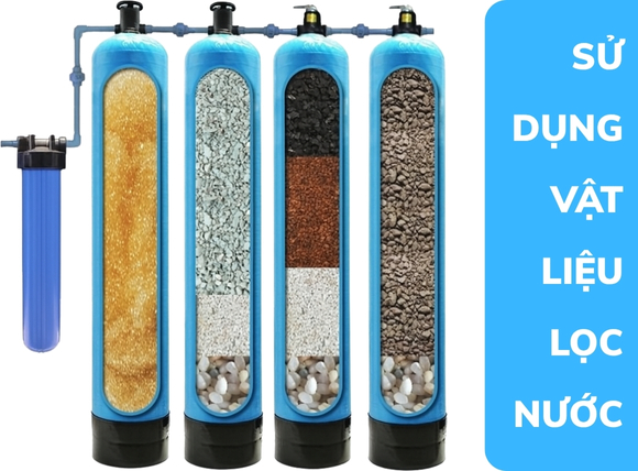 VITEKO bán vật liệu lọc nước giếng khoan cho hệ thống lọc nước