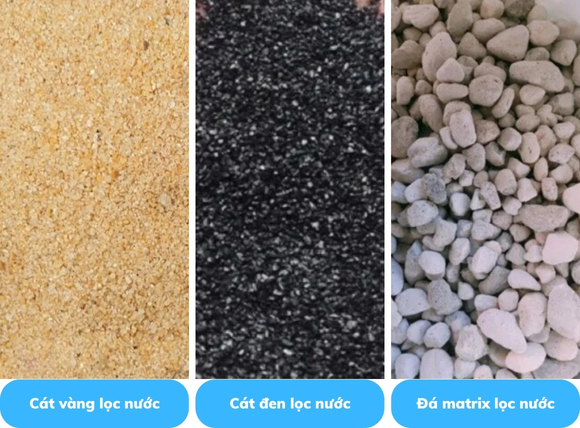 Các loại vật liệu lọc nước phổ biến khác