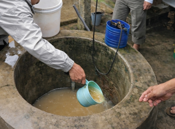 Nước giếng khoan bị đục