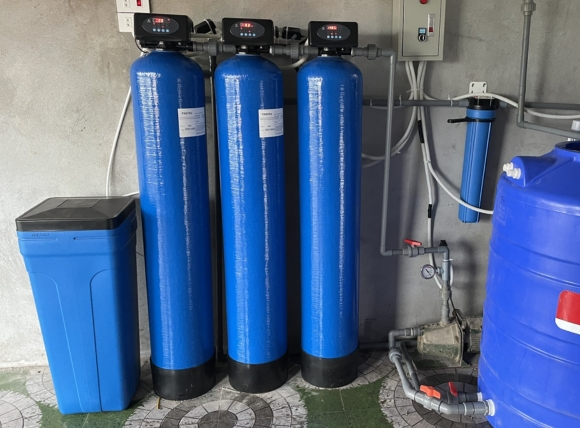 Hệ thống lọc nước giếng khoan 3 cột lọc