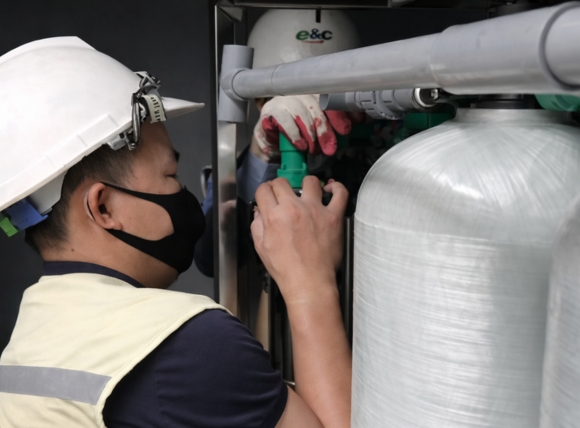 Sục rửa, bàn giao hệ thống lọc nước giếng khoan