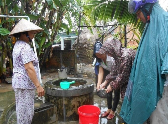 Nước giếng bị ô nhiễm sau mùa mưa lũ