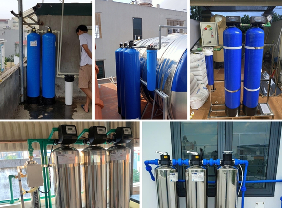 Một số hệ thống lọc tổng 3 cấp lọc - Lắp đặt thực tế tại VITEKO