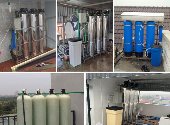 Một số hệ thống lọc tổng 4 cấp lọc - Lắp đặt thực tế tại VITEKO