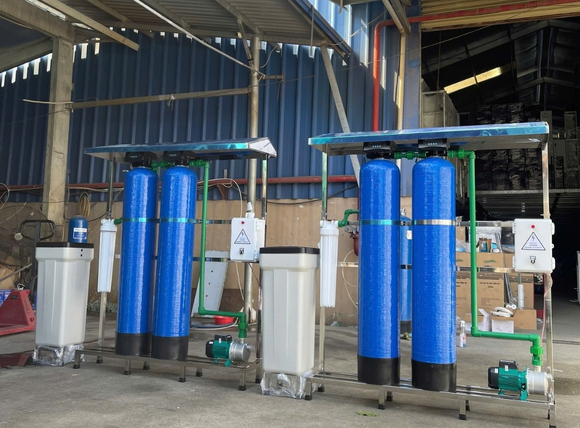 Bộ máy lọc nước sinh hoạt gia đình - Lắp đặt thực tế tại VITEKO