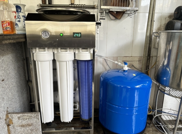 Lắp đặt máy lọc nước bán công nghiệp 30l/h - Thực tế tại VITEKO