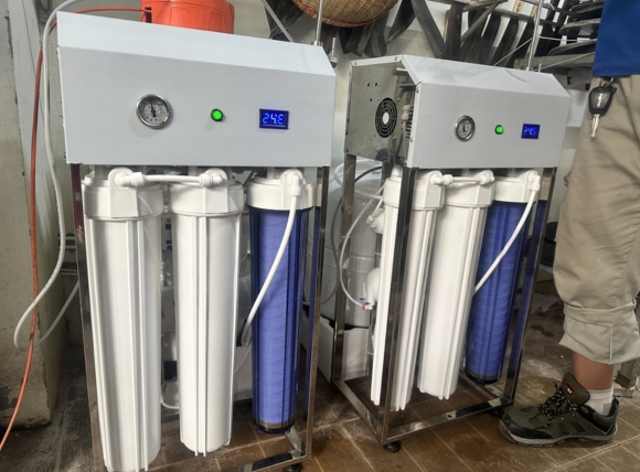 Lắp đặt máy lọc nước bán công nghiệp 80l/h