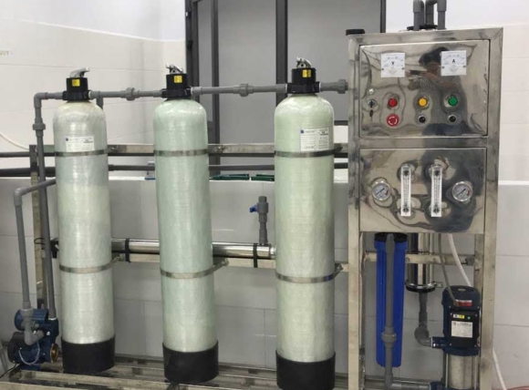 Lắp đặt thực tế máy lọc nước công nghiệp 150l/h - Dự án tại VITEKO