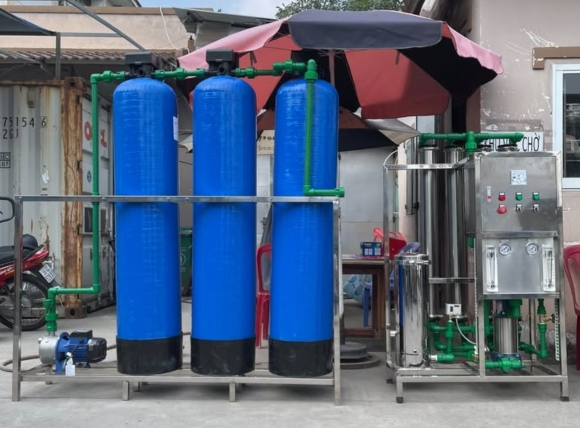 Lắp đặt máy lọc nước công nghiệp 250l/h - Dự án thực tế tại VITEKO