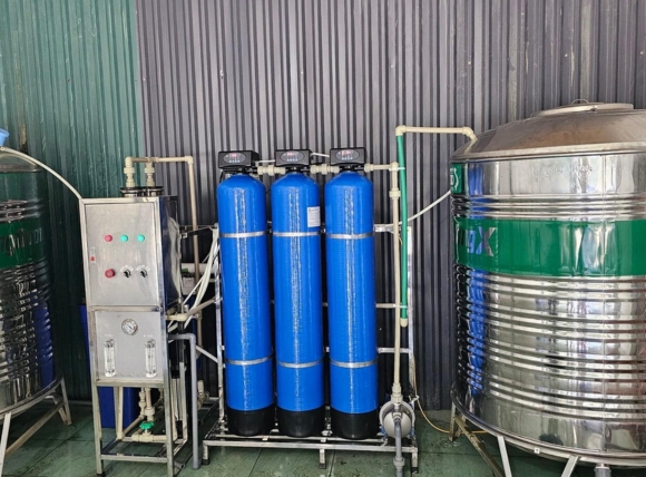 Lắp đặt máy lọc nước công nghiệp 250l/h - Dự án thực tế tại VITEKO