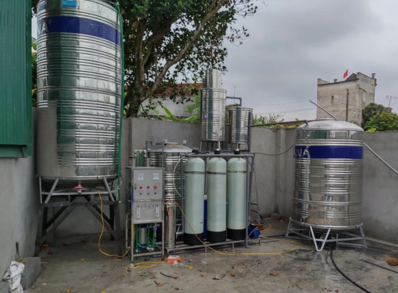 Lắp đặt máy lọc nước công nghiệp 500l/h - Dự án thực tế tại VITEKO