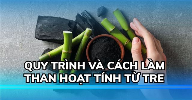 Hướng dẫn cách làm than hoạt tính từ tre