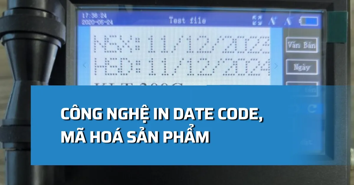 Công nghệ in date code, mã hoá sản phẩm