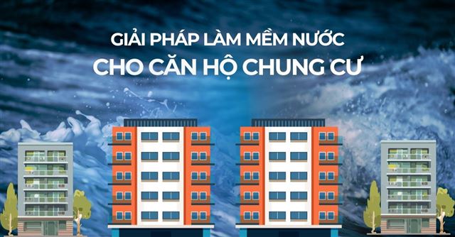 Giải pháp làm mềm nước cho căn hộ chung cư