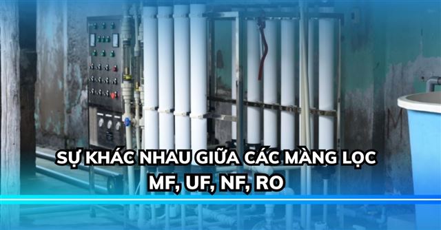 Sự khác nhau giữa màng lọc MF, UF, NF, RO
