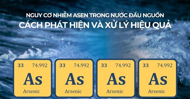 Nguy cơ nhiễm Asen trong nước đầu nguồn: Cách phát hiện và xử lý
